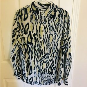 Animal Print Blouse